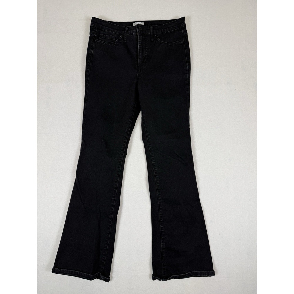 Jessica Simpson Womens Black High Rise Bootcut Flare Jeans Size 8/29